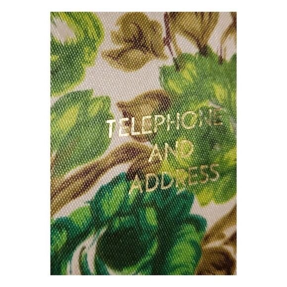 Vintage Deadstock 1960's Floral Phone Number and Address Book - Picture 4 of 5